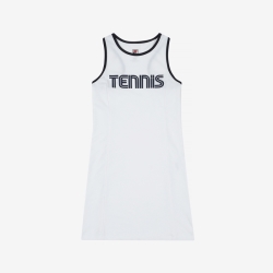 Fila White Line Tennis Női Ruha Fehér | HU-11958